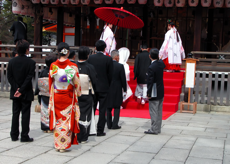 Shinto style wedding